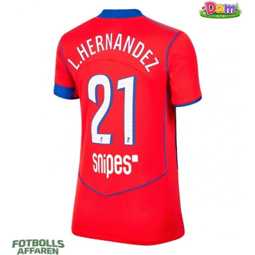 Paris Saint-Germain Lucas Hernandez #21 Tredje Tröja Kvinnor 2025-26 Kortärmad